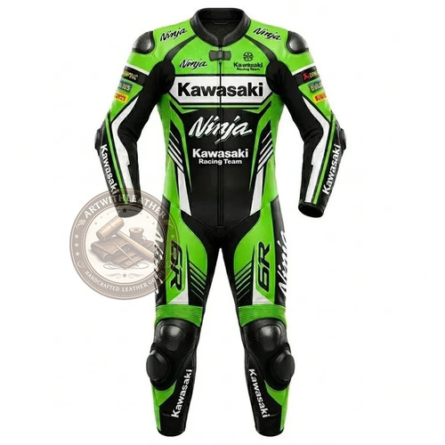 Tuta pelle corsa moto - in,