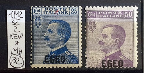 Italy regno colonie egeo - italy, 1912