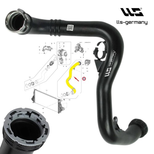 Tubo intercooler per opel - tubo,