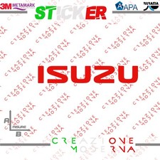 ADESIVO STICKER ISUZU MISURE