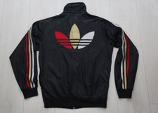ADIDAS tuta vintage giamaica chile62r firebird giacca rasta oro lucido