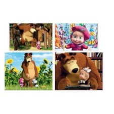 PUZZLE MASHA E ORSO 4 IN 1