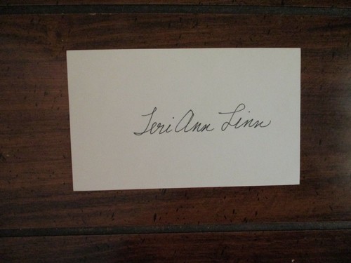 Scheda indice teri ann linn - scheda,