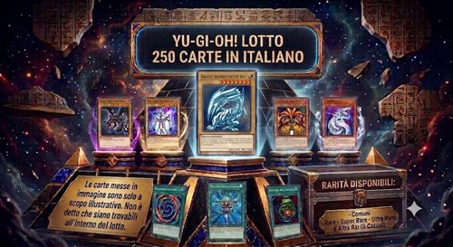 Lotto 250 carte - yu-gi-oh!,