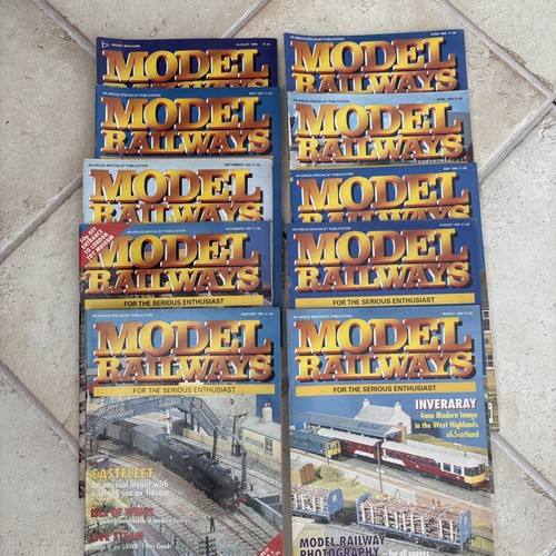 Model railways magazines - model,