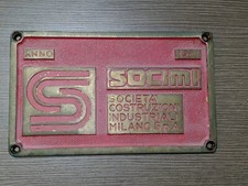 Targa Fs Costruttore In Bronzo - Railway Plate Bronze 