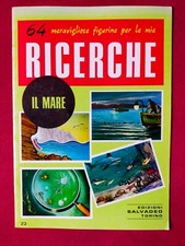 IL MARE Figurine per ricerche Salvadeo n° 32- Rara 1^ ed. 1968 (copertina verde)
