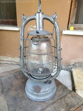 Lampada a Petrolio Lanterna Tempesta Rhewum St 2 Ottime Condizioni