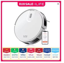 Aspirapolvere Robot ILIFE V20 5000Pa LiDAR SOF App Controllo Ricarica Auto Smart