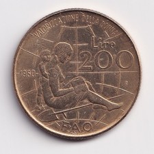 Italia - 200 Lire 1980 FAO
