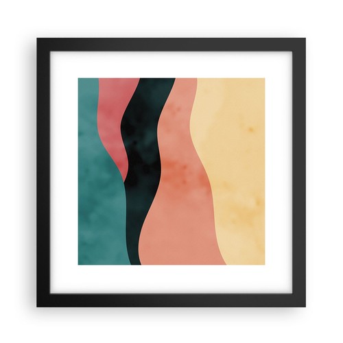 Poster 30x30cm multicolore - poster,