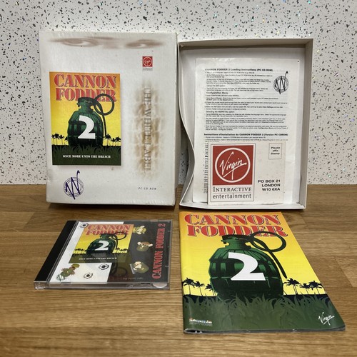 Cannon fodder cd rom - cannon, pc