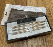 Croce oro 14 carati set 3 pezzi SelecTip-Rollerball e penne a sfera + matita 0,05 mm