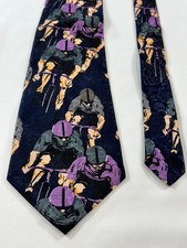 Cravatta Collo Vintage Dino Romaro Ciclismo Poly Bikes Biciclette Uomo