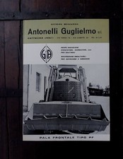 ANTONELLI PALA FRONTALE PF CARICATORE ESCAVATORE RUSPA brochure originale 