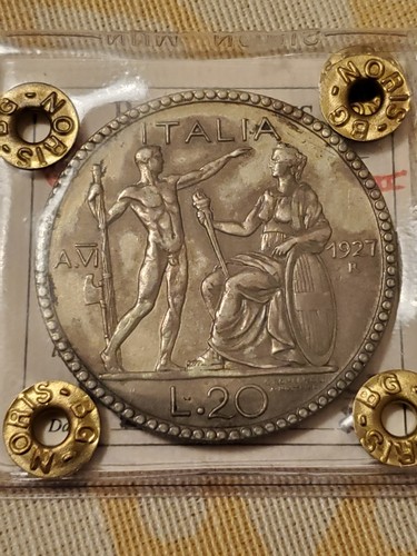 Lire 1927 littore regno - lire,