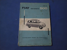 Catalogo Ricambi Fiat 500 Giardiniera 1960/1966