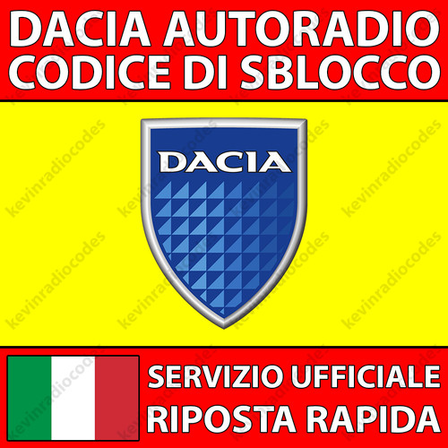 Dacia radio codice di - ✅dacia,