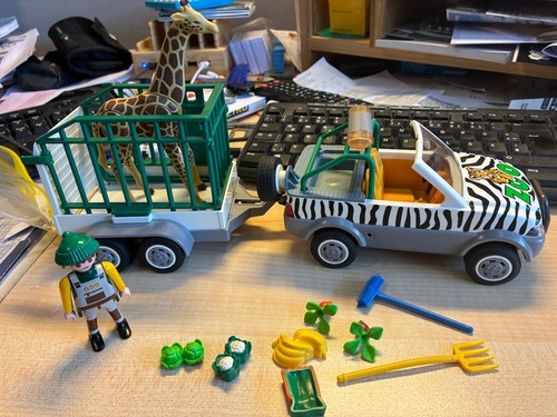 Playmobil zoo automobile - zoo, con
