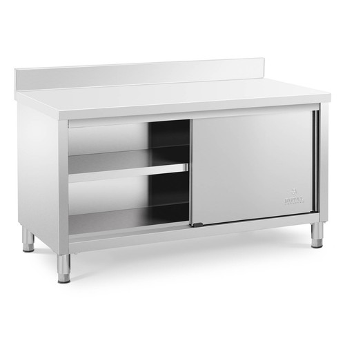 Tavolo armadiato inox 150x70 - armadiato,