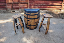 Mobiletto vintage mezza botte