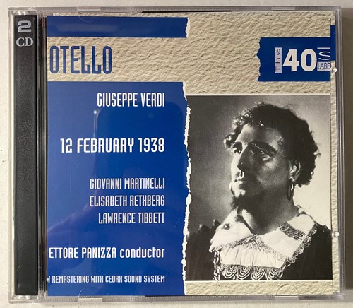 Verdi otello 1938 - verdi, giovanni