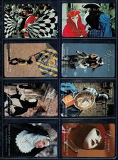 GIAN - Serie Tematica  "IL FOLKLORE"   6 Schede Usate 2 Nuove  G 354-361 - Leggi