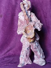 SAXOPHONIST CERAMIC SCULPTURE