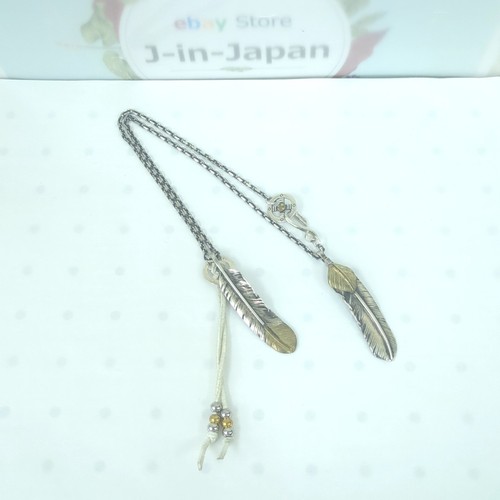 Collana con piume argento - con,