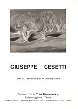 Giuseppe Cesetti, Dal 20 settembre al 4 ottobre 1969 (CATALOGHI – MOSTRE )