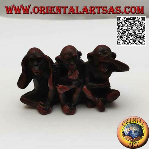 Scultura delle tre - , scimmie