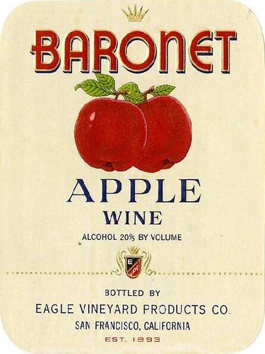 California wine label 2x3 - wine,