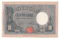 100 lire azzurrino - 100,