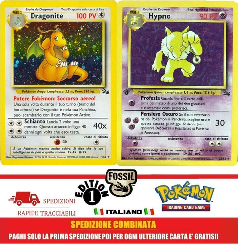 Carte pokémon set fossil - pokémon,