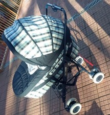 pulman maschio passeggino ruote azzurro blu navicel carrozzina chicco click clak