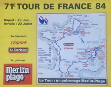 1984 TOUR DE FRANCE CICLISMO
