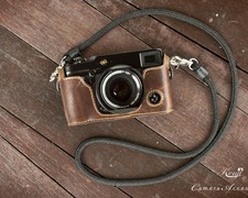 Fujifilm X-Pro1 Kenji custodia vera pelle ottime condizioni