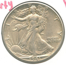 1941 Libertà Camminante Mezzo Dollaro D'Argento - Zecca Di Philadelphia - ER558