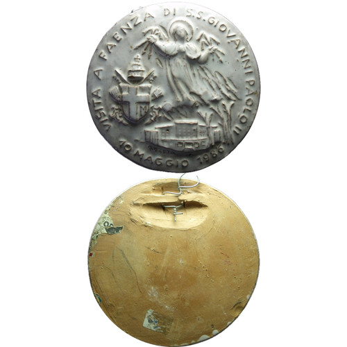 Medaglia placca giovanni paolo - giovanni,