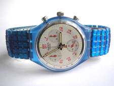 SWATCH CHRONO-FLEX JFK BLUE -