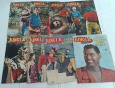 JUNGLA FILM-lotto 9 albi N° 1-4-9-10-11-14-15-16-17- originale Ponzoni del  1953