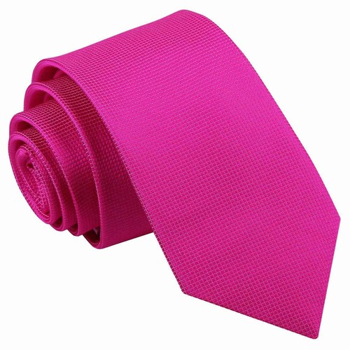 Cravatta uomo rosa fucsia slim