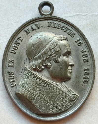 Medaglia papa pio - pio, ix