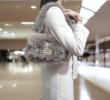 BORSA DA DONNA TAUPE ECO