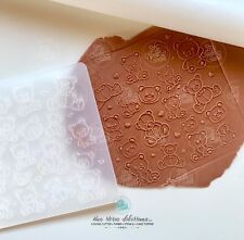 Texture Orsetto Teddy Bear Orso Formine Biscotti Cookie Cutter 10x10cm