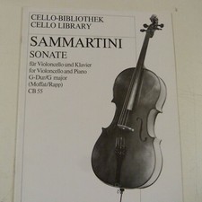violoncello SAMMARTINI Sonata G maggiore (Moffat/Rapp) CB 55