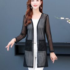 Donna Rete Trasparente