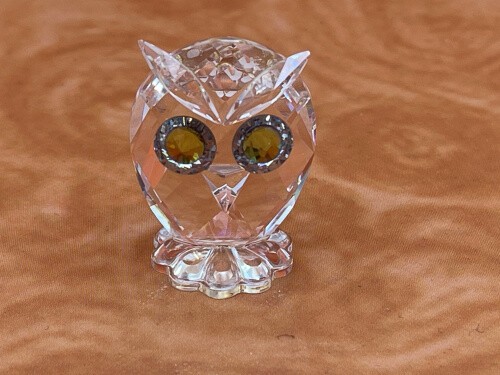 Statua swarovski 010014 gufo - swarovski,