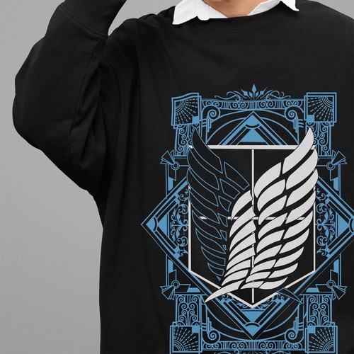 Felpa attack titan - felpa,