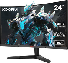 Monitor Gaming 24" Curvo FHD 180Hz IPS 1ms Sottile HDMI DP PC PS5